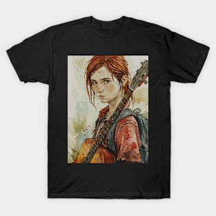 The Last of Us 2 Remastered TLOU2 Ellie Fanart T-Shirt